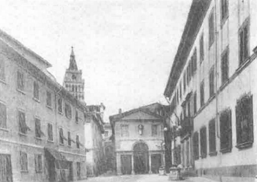 Piazza San Leone prima del 1940 Piazza San Leone prima del 1940