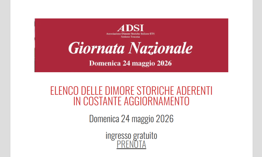 Screenshot dell'inizio della pagina web dedicata alla rassegna