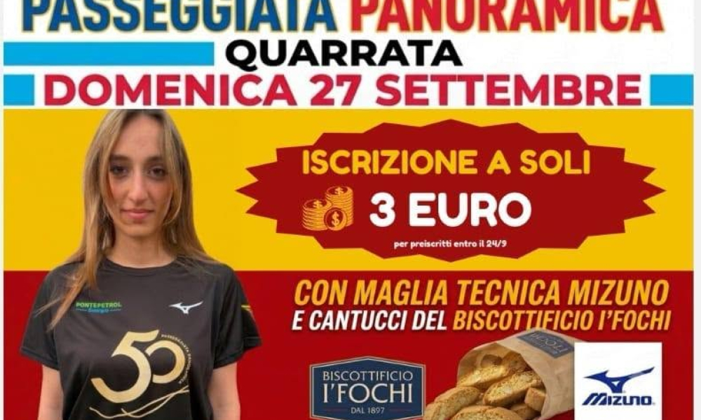 passeggiata panoramica 2026