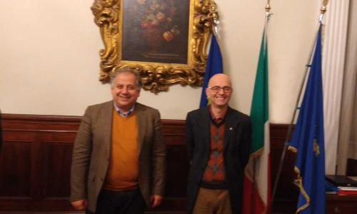 Presidente Marmo ed il Segretario Ennio Guida