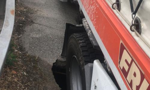camion incidente